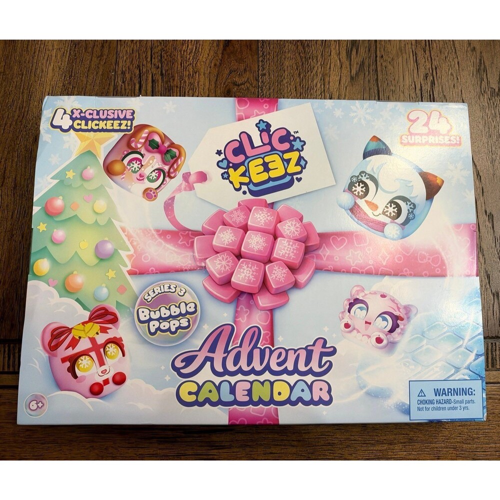 Clickeez Advent Calendar Bubble Pops 2026 Series 3 NEW